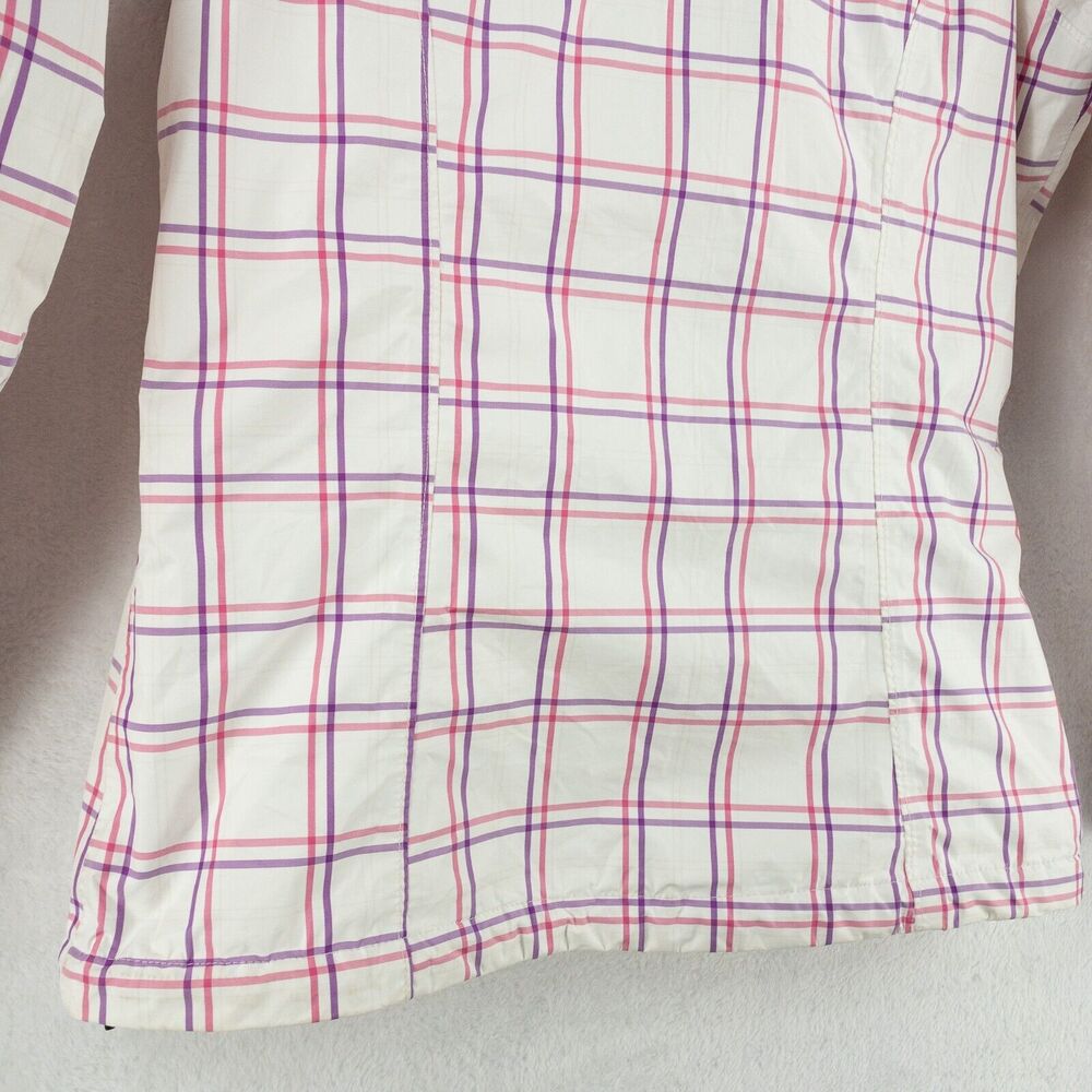 The North Face Jacket Womens Small White Hooded Hyvent Light Weight - Picture 13 of 16